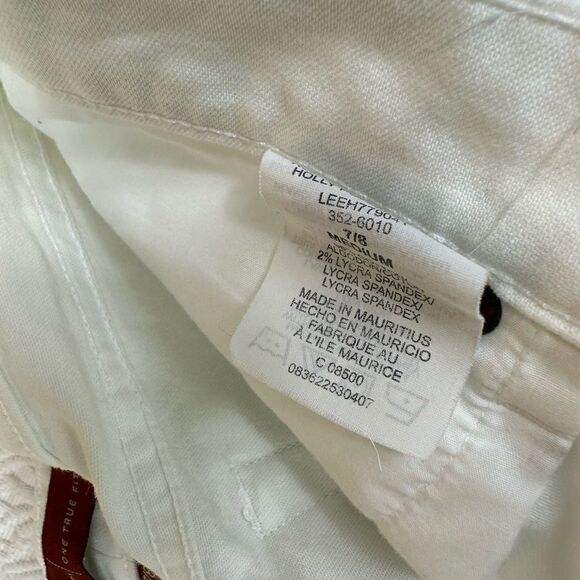 Lee Jeans One True Fit wide leg size 7/8 long length in white - Picture 5 of 14